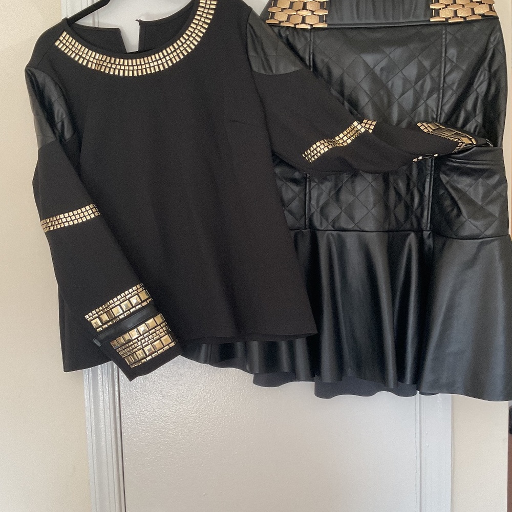 Two piece skirt set
